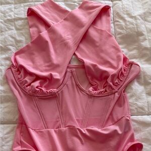 Pink Ruffled